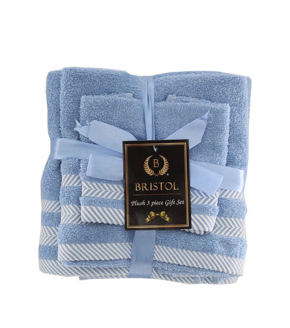 Bristol Plush 3-Piece Towel Set