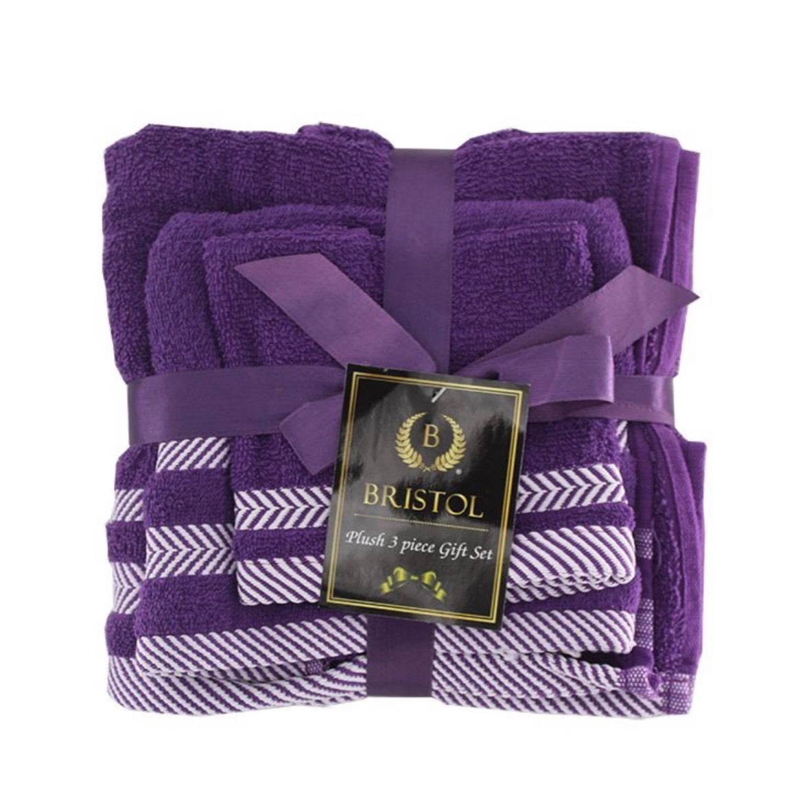Bristol Plush 3-Piece Towel Set
