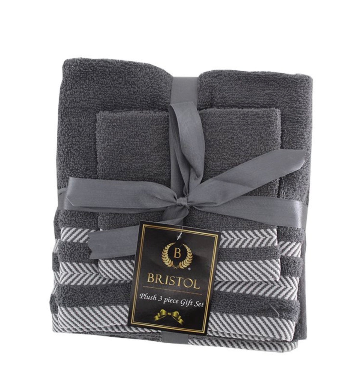 Bristol Plush 3-Piece Towel Set